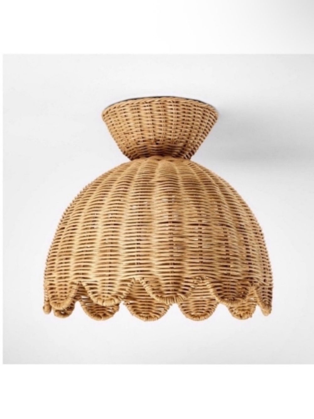 NWT Woven Flush Mount Ceiling Light - Threshold designed with Studio McGee